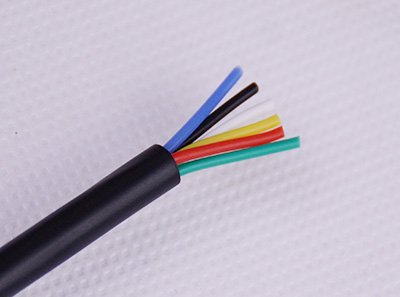 6芯0.12平方硅胶+PVC护套线